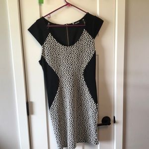 Black and white dress